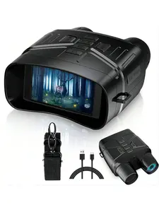 Night Vision Goggles, 4K & 36MP Digital Infrared Night Vision Binoculars For Adults Night Vision Scope With 5X Digital Zoom And 3in LCD Display, 4000mah Rechargeable Infrared Goggles For Camping