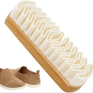 Suede Shoe Brush and Eraser, 2026 pgraded Suede Brush and Eraser, Multi-Purpose Nubuck Cleaner for Shoes, Bags, Jacket, Purse, Sofa， Stain Eraser, Leather Cleaning Brush