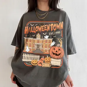 Halloweentown Est 1998 Shirt, Vintage Halloweentown University Shirt, Spooky Season Apparel, Halloween Tee, Pumpkin Shirt