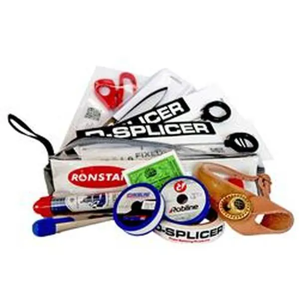 Ronstan RFSPLICE-KIT3 Pro Splicing Kit - Hand Tools Kit with Fid Set+Scissors, Line Splicing Function, 1.6lbs Weight, Leather Palm for Multi-Purpose Hand Tool Applications, Weight 1.6Lbs