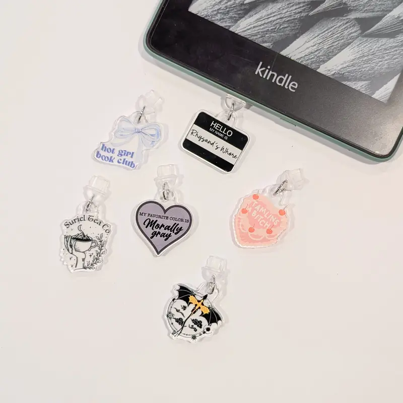 ACRYLIC CHARMS | KINDLE DUST PLUGS