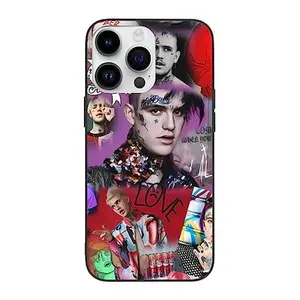 Lil Peep Phone Case Compatible with iPhone 16 15 14 13 Case Multiple Models Hip Hop Rapper Collage Phone Cover TPU iPhone Case Gift for Boy Girl Men Women     Q9A iphone 16 pro max case slippery  phone case junk phone case