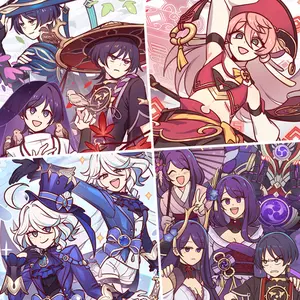 Genshin Impact Prints - Framable Anime Wall Decor wall art