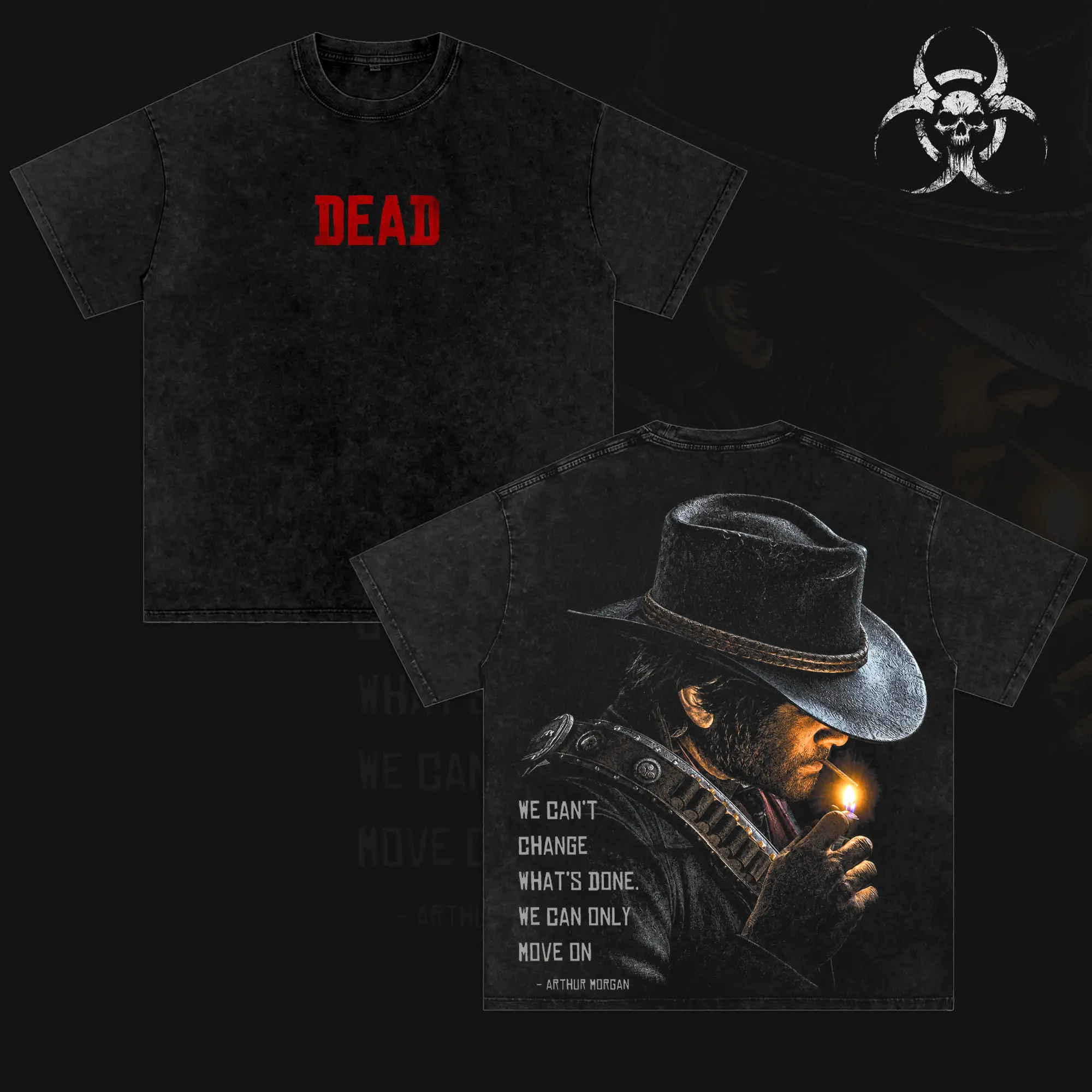Arthur Morgan T-Shirt, Red Dead Redemption 2 RDR2 Shirt, Vintage Western Cowboy Graphic Tee, Outlaw Gaming Washed T-Shirt, Wild West Video Game Gift