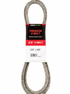 Heavy-Duty 5/8-Inch Premium Wrapped V-Belt – High-Traction Reinforced Replacement Drive Belt