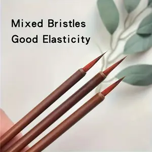 Fine Tip Mini Brush, Acrylic Paint Brushes for Acrylic Watercolor Oil Painting, Ergonomic Handle, Durable Metal Structure, Art Supplies, Art Materials, Artist Pencil