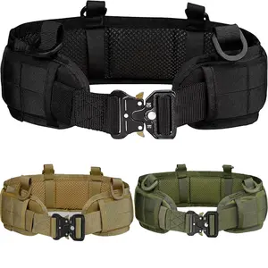 Build your belt your way.This modular tactical battle belt offers 3 wear modes + MOLLE/D-ring compatibility for airsoft, training & survival.