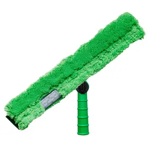 Unger Microfiber Swiveloc Washer Complete with Scrub Pad for Efficient Window Cleaning Absorbs 6x its Weight in Water