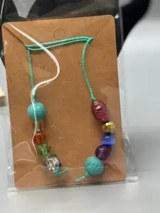 Large Handmade Beaded Bookmark – Unique Reader Gift # 2017