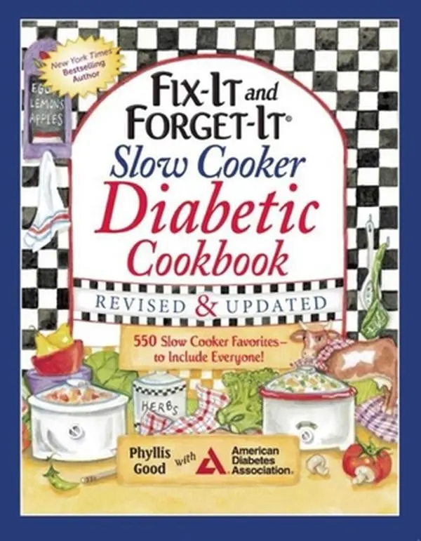 USED Book - Fix-It and Forget-It Slow Cooker Diabetic Cookbook: 550 Slow Cooker Favorites--To Include Everyone! by Good, Phyllis (Paperback) - english