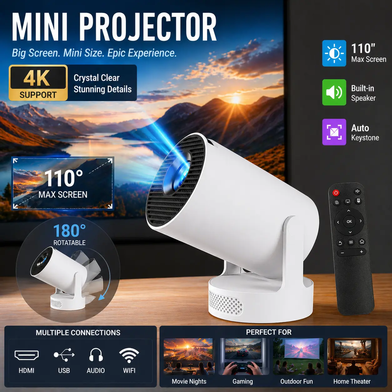 ysametp mini projector - TikTok Shop
