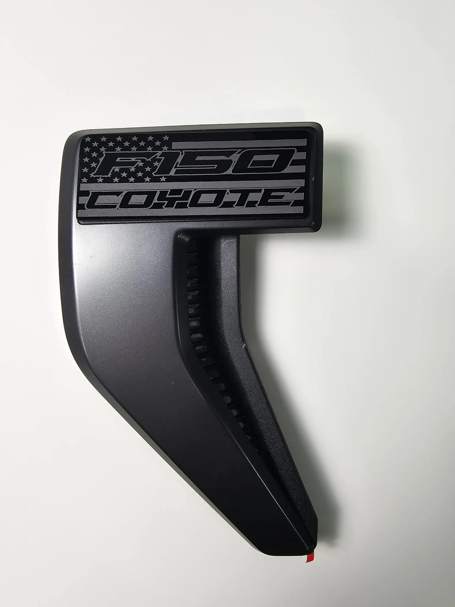 Aftermarket custom emblems compatible with 2021-2026 F150 over American Flag Fender Inserts
