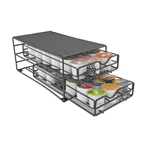 Southern Homewares Coffee Pod Tiered Storage Drawer | Fits Keurig K-Cups