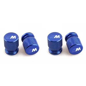 4PCS Car Tire Valve Stem Dust Cap Tire Valve Nozzle Accessories Tool For BMW M Emblem M1 M2 M3 M5 X1 X3 X5 X6 E46 E39 E36 E60