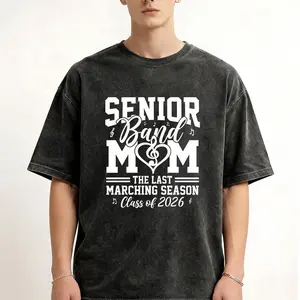 Senior Band Mom 2026 The Last Marching Season Class of 2026 Shirt Sweatshirt Round Neck