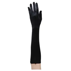 Black Flapper Costume Gloves