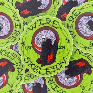 Barbed WireSkeleton 3” Sticker