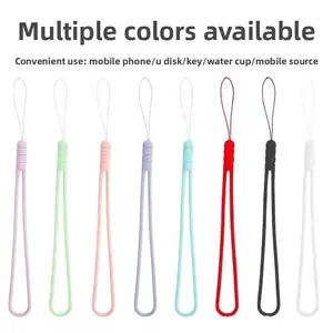 (Lipin)JPTREK Silicone Phone Lanyard – Creative Short Wrist Strap, Soft Liquid Silicone, Multi-Purpose for Speakers, USB Drives, Hydration Bottles