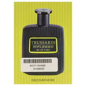 Blue Vibe Liquatouch Sample by Trussardi for Men - 1 Pc Sample