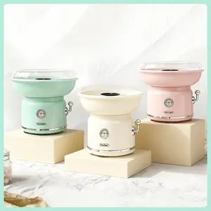 LIVEFULL Cotton Candy Machine – Home Maker with 6 Flavors & 6 Sticks for Kids Fun, Family Parties, Kitchen Fun, Christmas Gift, US Type, Quick & Easy