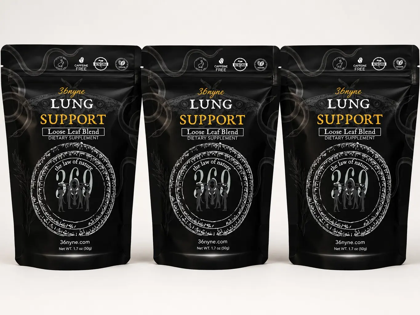 *New* 3 Pack Lung Support (Smoker's Tea and Respiratory Loose Leaf Tea Blend)
