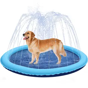 NEW Inflatable Splash Pad Fountain Toy For Dogs