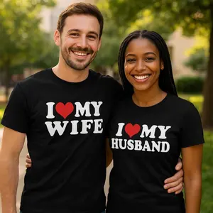 I Love My Wife Shirt, I Love My Husband Shirt, Anniversary Gift, Married Couples, Relationship Tee, Husband Gift, Wife Gift, Valentines Gift