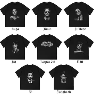 Bangtan 2.0 Shirt, Kpop Music Shirt, 2026 Bangtan Tour Shirts, Vintage Style Black and White Graphic Tee