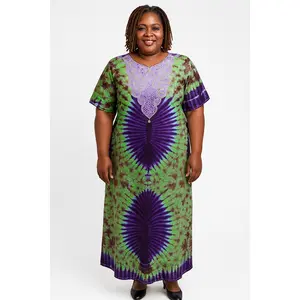 Women's Handcrafted Craft Batik Custom Embroidery Long Formal Dress, Lady's Tailor-Made Organic Formal Wear Attire