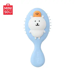 MINISO Self-Deprecating Bear Comb, Cushion Pad Massage Comb for Volumizing Hair, Portable Travel Style, Cute Design for Girls #SummerVibes