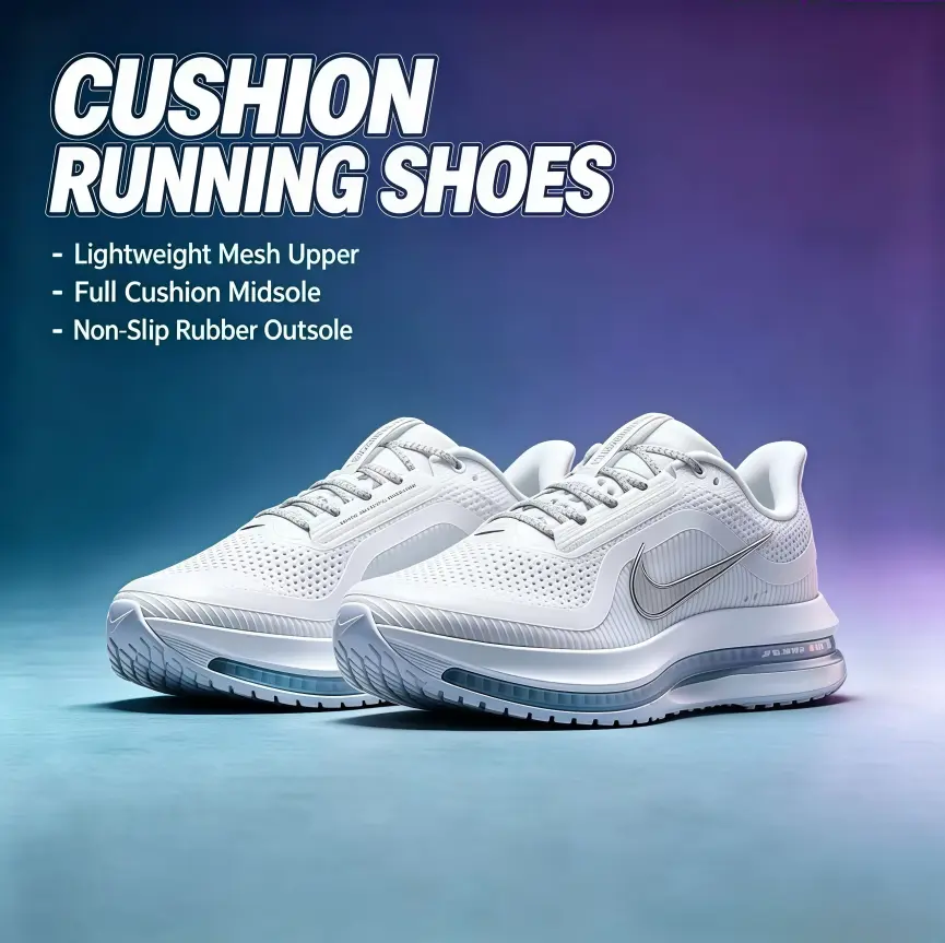 IvorySilverPace Solid Ivory White Silver Trim Low Top Full Cushion Athletic Running Sneakers Shock Absorb Midsole Unisex Kicks Spring Gym Training City Jogging Campus Walk Outdoor Trek Minimal Daily Athleisure Street Footwear