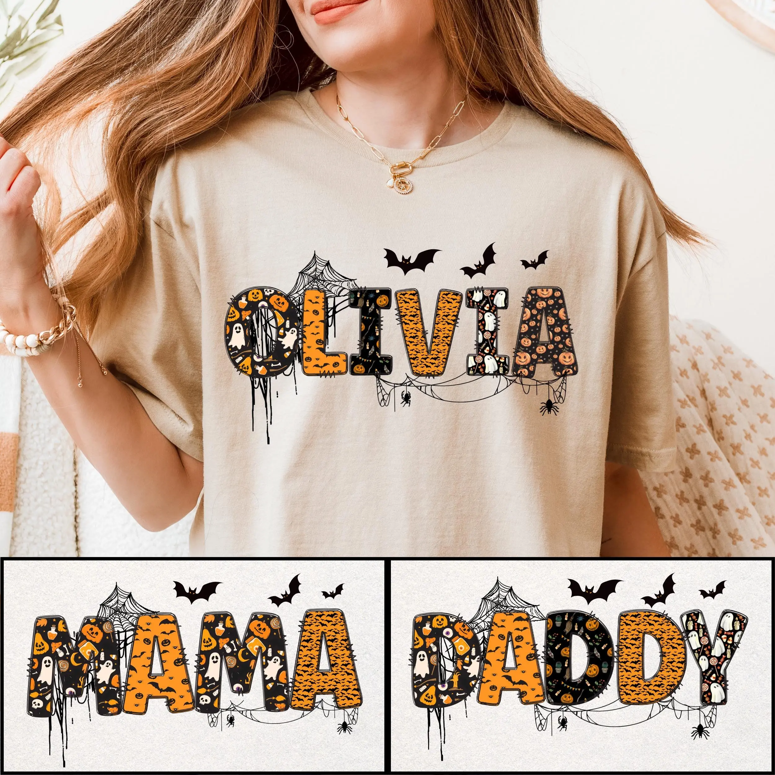Personalized Halloween Name Shirt, Halloween Shirt, Custom Halloween Shirt, Custom Name Tshirt, Custom Name Halloween, Halloween Shirt  Daily Streetwear,  Graphic Tees, Gift For Him