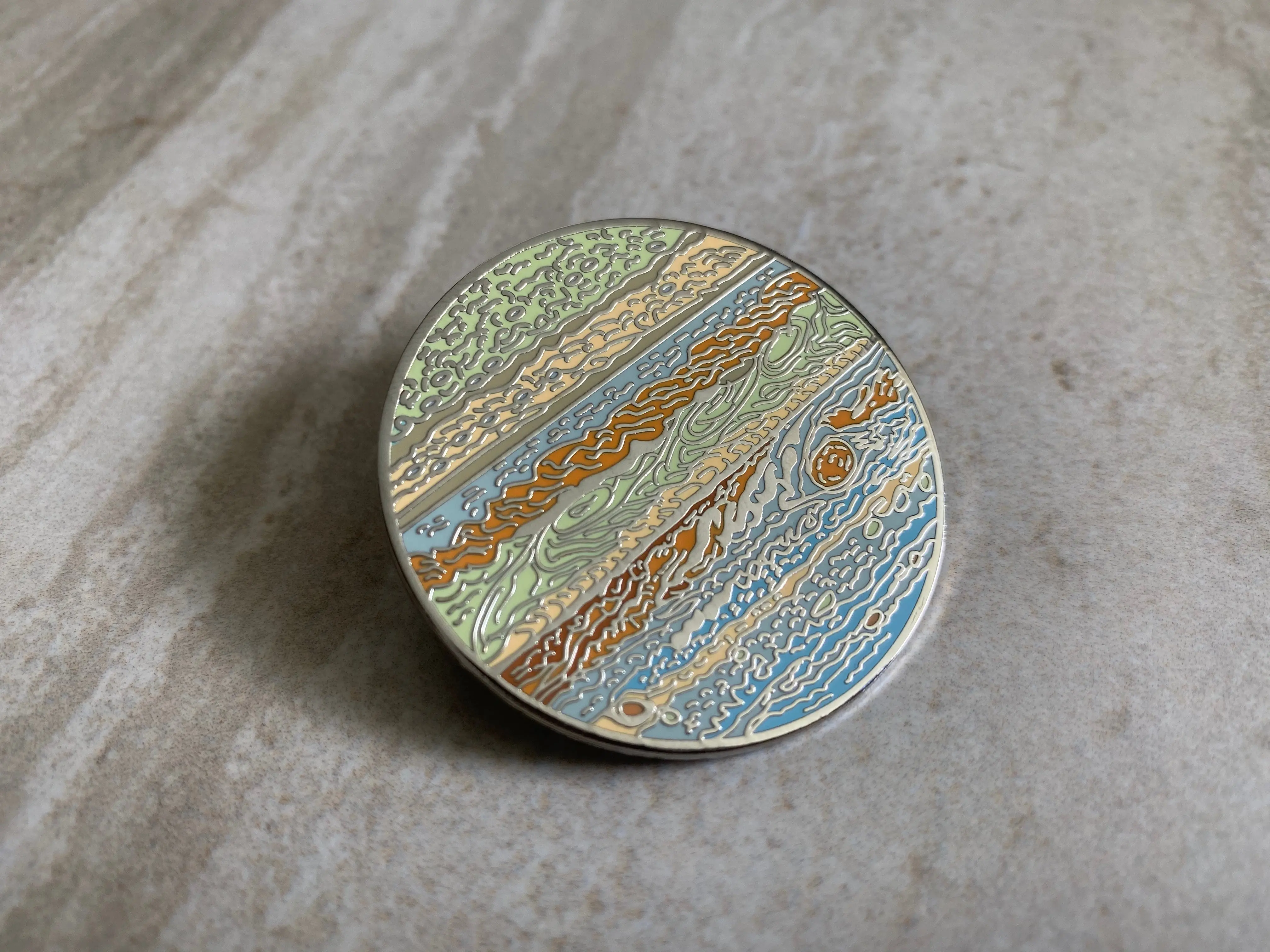 Jupiter Hard Enamel Pin