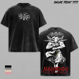 Mahoraga Jujutsu Kaisen Anime Graphic Tee Vintage Washed Shirt Unisex Streetwear Mahoraga Anime Shirt JJK Shirt Divine General Tee Anime Clothing Gift for Anime Lovers Fans