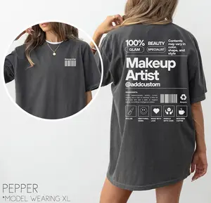 Makeup Artist Shirt Cosmetologist Tshirt, MUA Gift Make-up Artist T-shirt, Make Up Artist Gift Trendy Beautician Crewneck Cosmetology Top