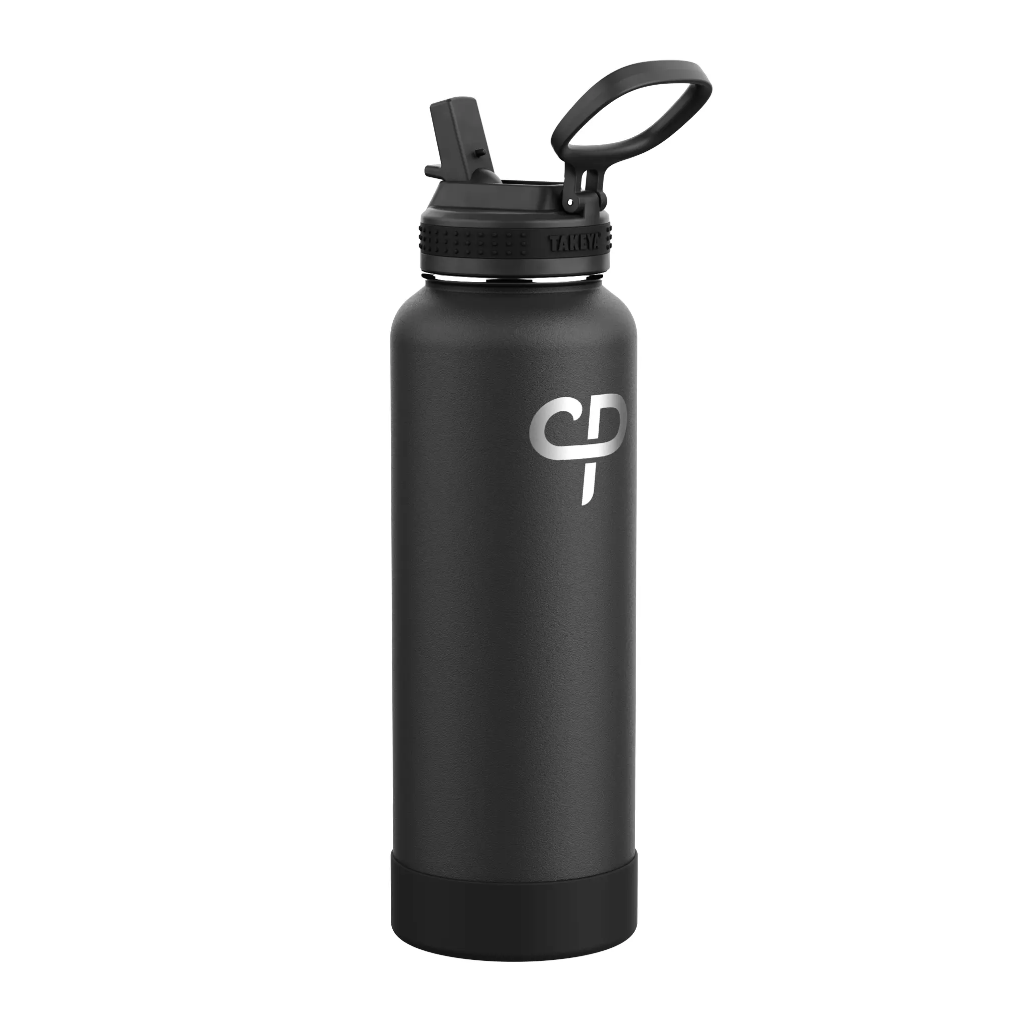Takeya CP Signature Pickleball Insulated Water Bottle with Straw Lid