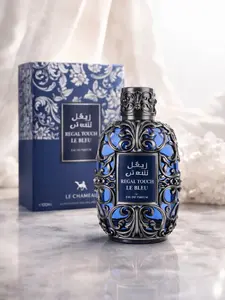 Regal Touch Le Bleu Eau de Parfum 100ml – Unisex Spicy Almond Vanilla Luxury Long Lasting Perfume