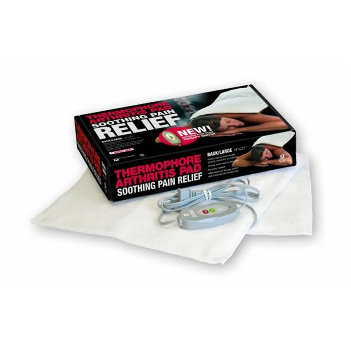 Battle Creek Equipment 14-in x 27-in Large Thermophore Heating Pad for Back Pain Relief, Arthritis Support