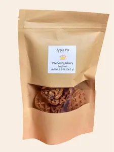 Pawmazing Bakery, Apple Pie Woofles, Dog Treat, Natural-Homemade, Treat or Reward for Pet puppy treats