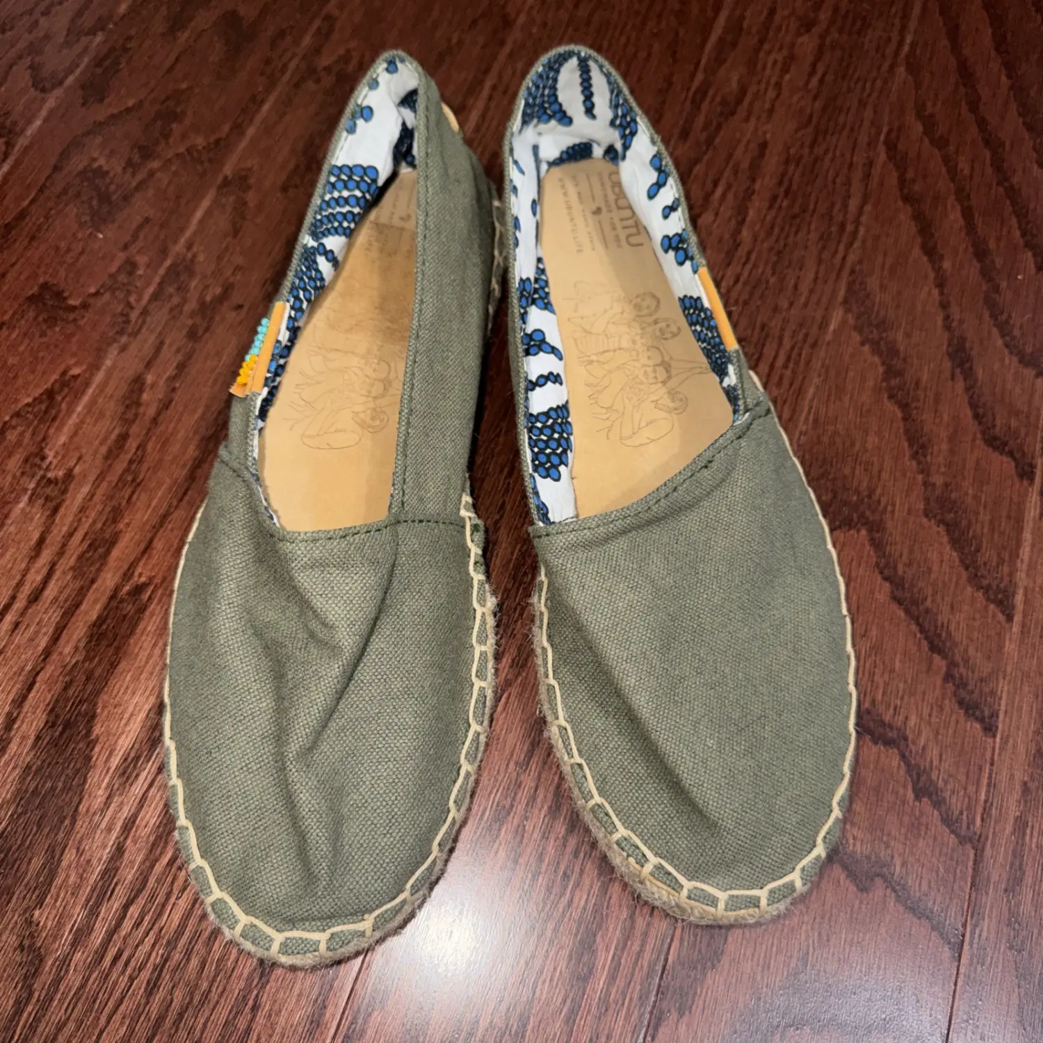 Ubuntu Life Classic Safari Shoes Afridrilles Espadrilles Size 39