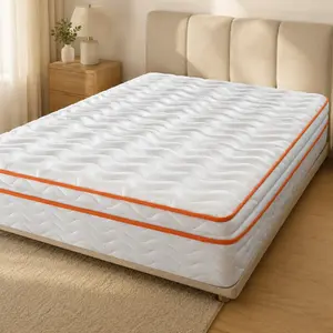 Littleox Full Size Mattress 10 Inch Hybrid Memory Foam Full Mattress in a Box with Pocket Spring 10" Medium Firm Mattresses Pressure Relief & Motion Isolation CertiPUR-US
