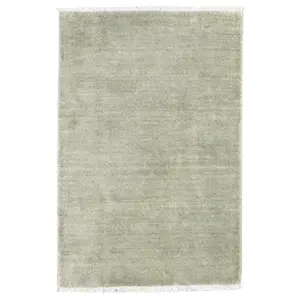 Hudson Desert Sage Hand Loom Knotted Rug 10x14