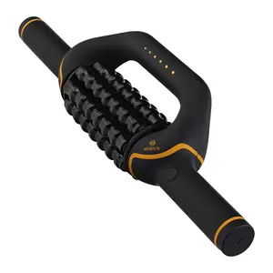Mobilis Wireless Foam Roller - Premium Textured Surface for Muscle Relief & Faster Recovery - Ergonomic Handles for Comfort & Control - Ideal for Athletes & Fitness Enthusiasts