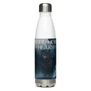 Under the Horn of Hearth Stainless Steel Water Bottle 17 oz Double-Wall Insulated Vacuum Flask with ORCA Coating Bowling Pin Shape Leak-Proof Cap Drinkware Bottled
