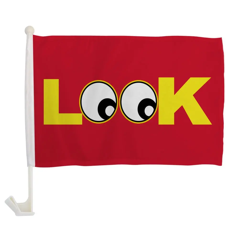 Flags Importer Single-Sided Polyester Car Flag - Window Mount Accessory with Double-Stitching, Car Ornament for Vehicle Interior Decoration, Accessories For Car