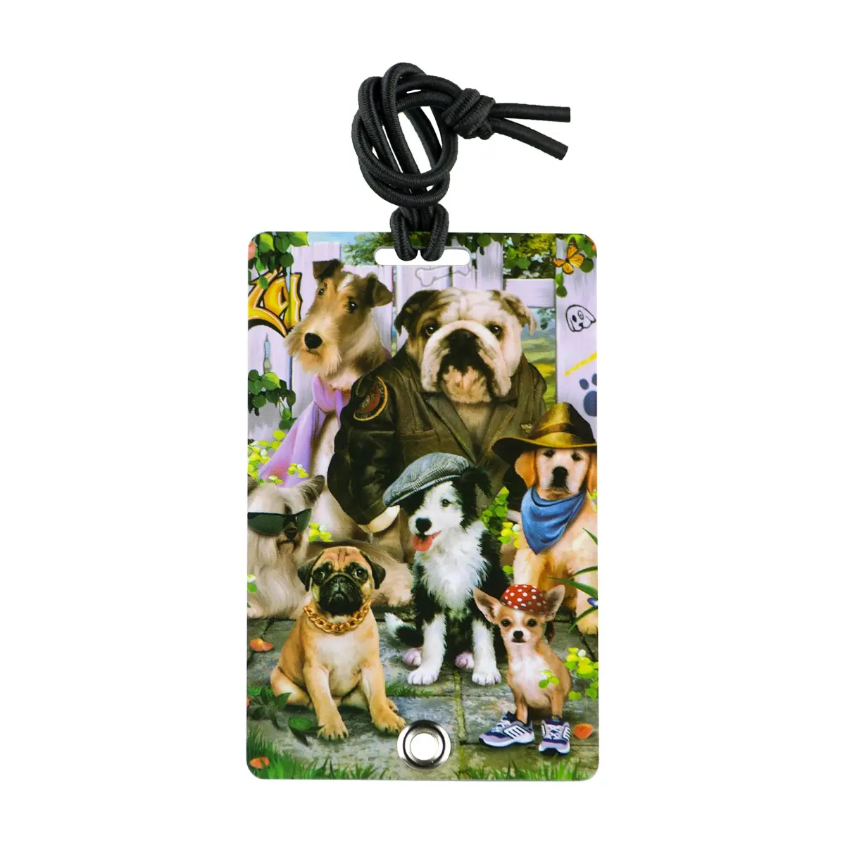 212 MAIN Waterproof PVC Luggage Tag - Bungee Hold, Elastic Bands, Hidden Credit Card-Sized Info Slot, Rivet-Reinforced, Secure Backpack & Travel Bag Accessory, Accessories