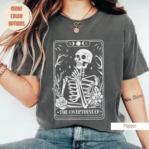 Overthinker Tarot Card, Overthinker Shirt, Overthinker Shirts, Overthinking Motivational Quote, Overthinking, Gift For Her