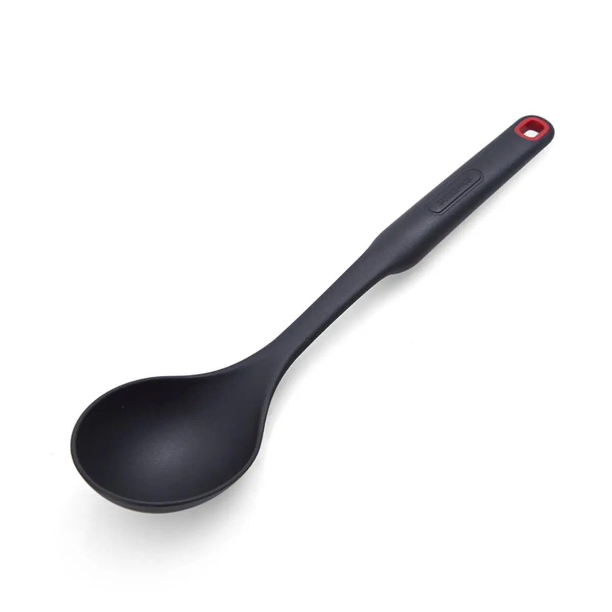 212 MAIN Black Nylon & Plastic Basting Spoon, Kitchenware Utensils, Heatproof Heat Resistant up to Max 500°F Cookware Accessory