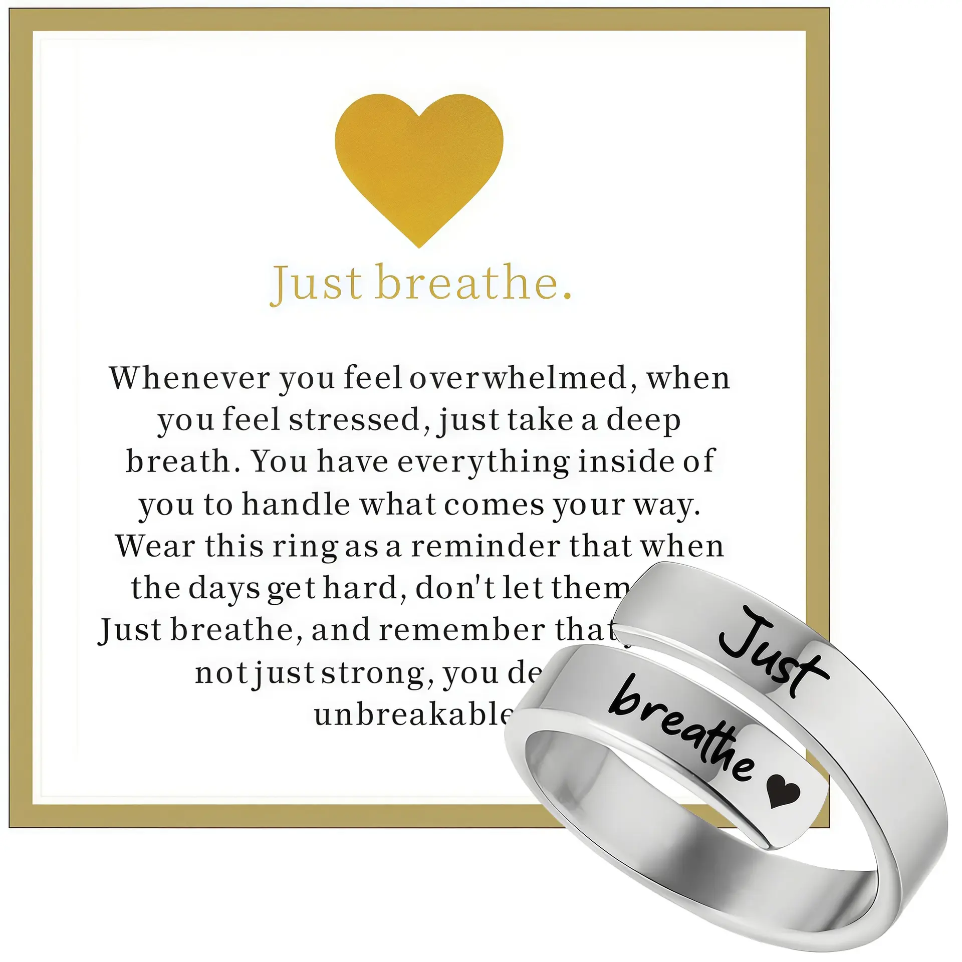 Love style silver (including card)