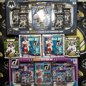 Divisional Break 2- 2x Donruss 2025 Mega, 2x Mosaic Blaster 2025, 1x Donruss Costco Box 2025! 1x Mosaic Costco Box 2025’
